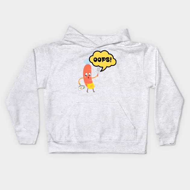 oops Kids Hoodie by zzzozzo